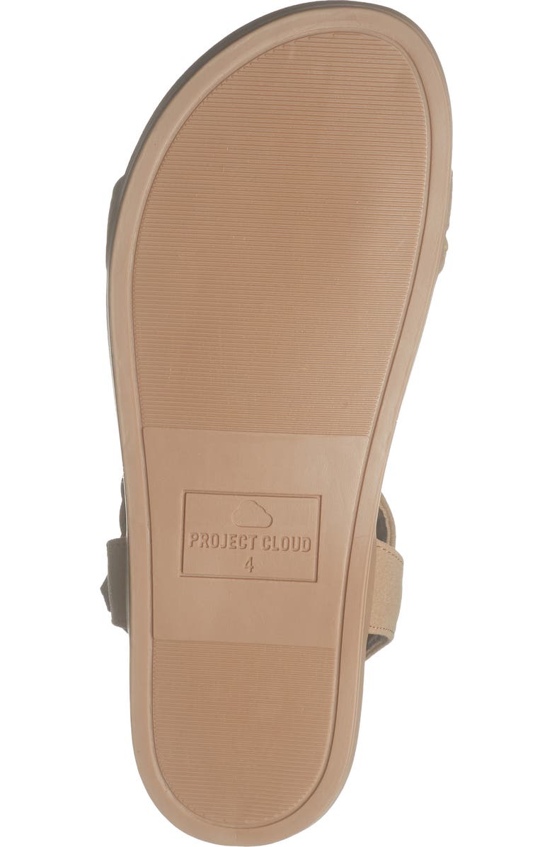 Project Cloud Kids' Leap Strappy Sandal, Alternate, color, Beige