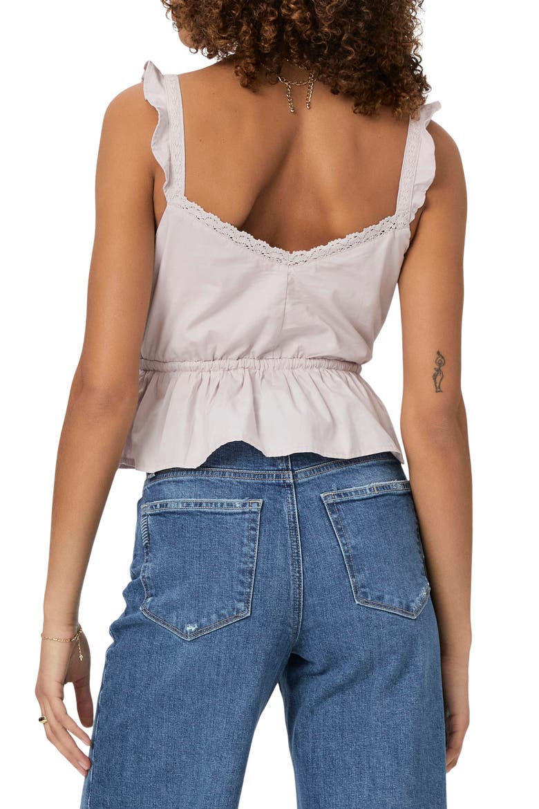 Marsa Peplum Top, Alternate, color, MUTED LILAC