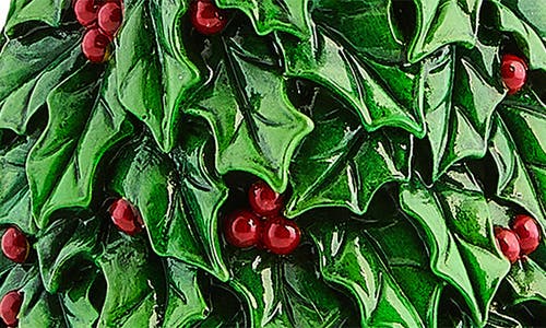 Mackenzie-childs Mackenzie Childs Holly Leaf Tree In Green