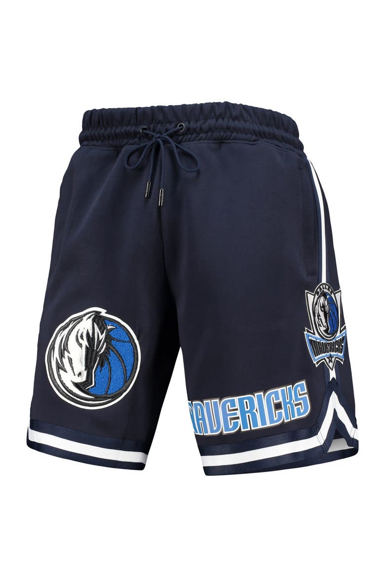 Men's Pro Standard Navy Dallas Mavericks Chenille Shorts, Alternate, color, Navy