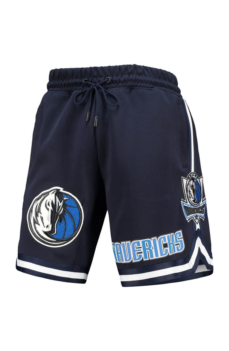 PRO STANDARD Men's Pro Standard Navy Dallas Mavericks Chenille Shorts, Alternate, color, Navy