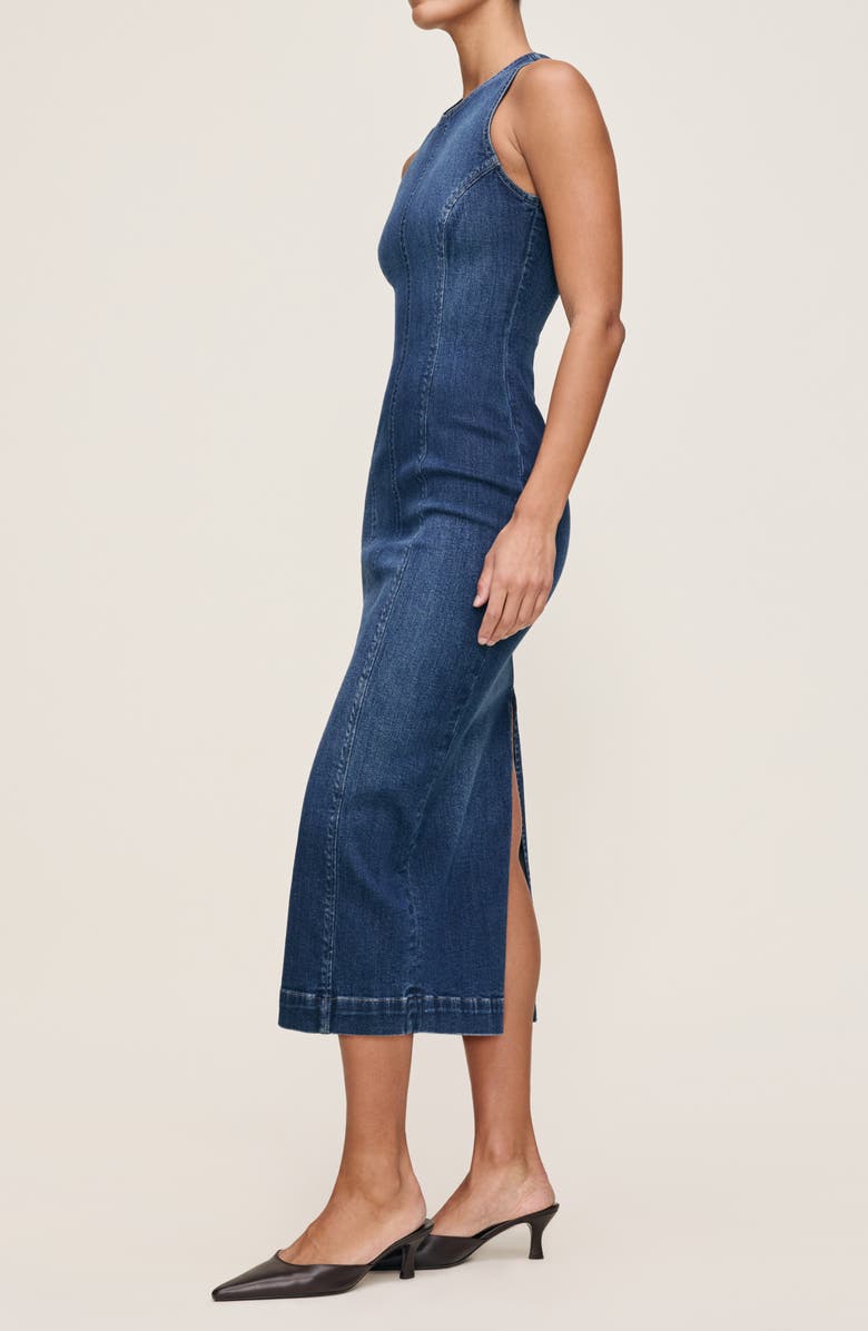 DL1961 Esme Denim Midi Sheath Dress, Alternate, color, Sea Front