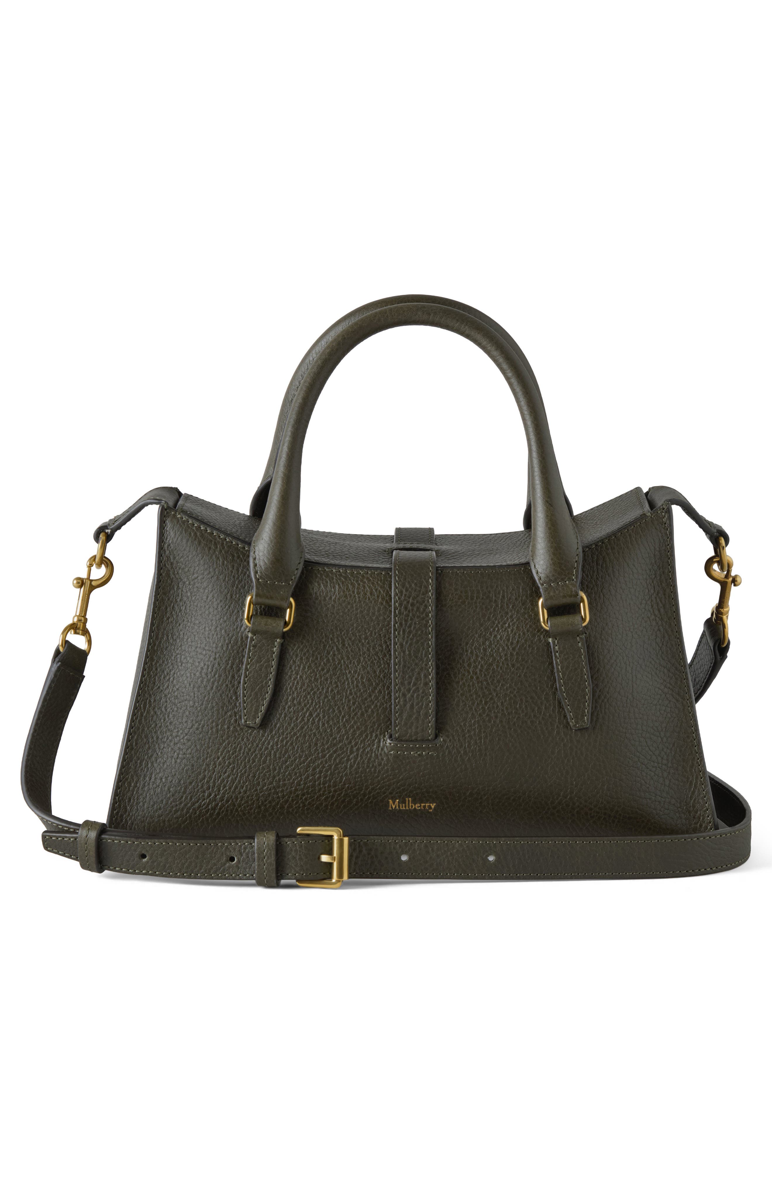 Mulberry Small Roxanne Leather Crossbody Bag, Alternate, color, Juniper Green