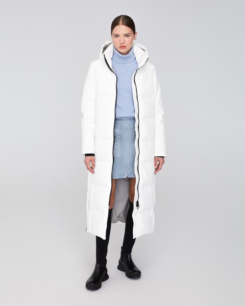 Quartz Co. Sofia 2.0 | Hooded Down Winter Jacket In Ivory