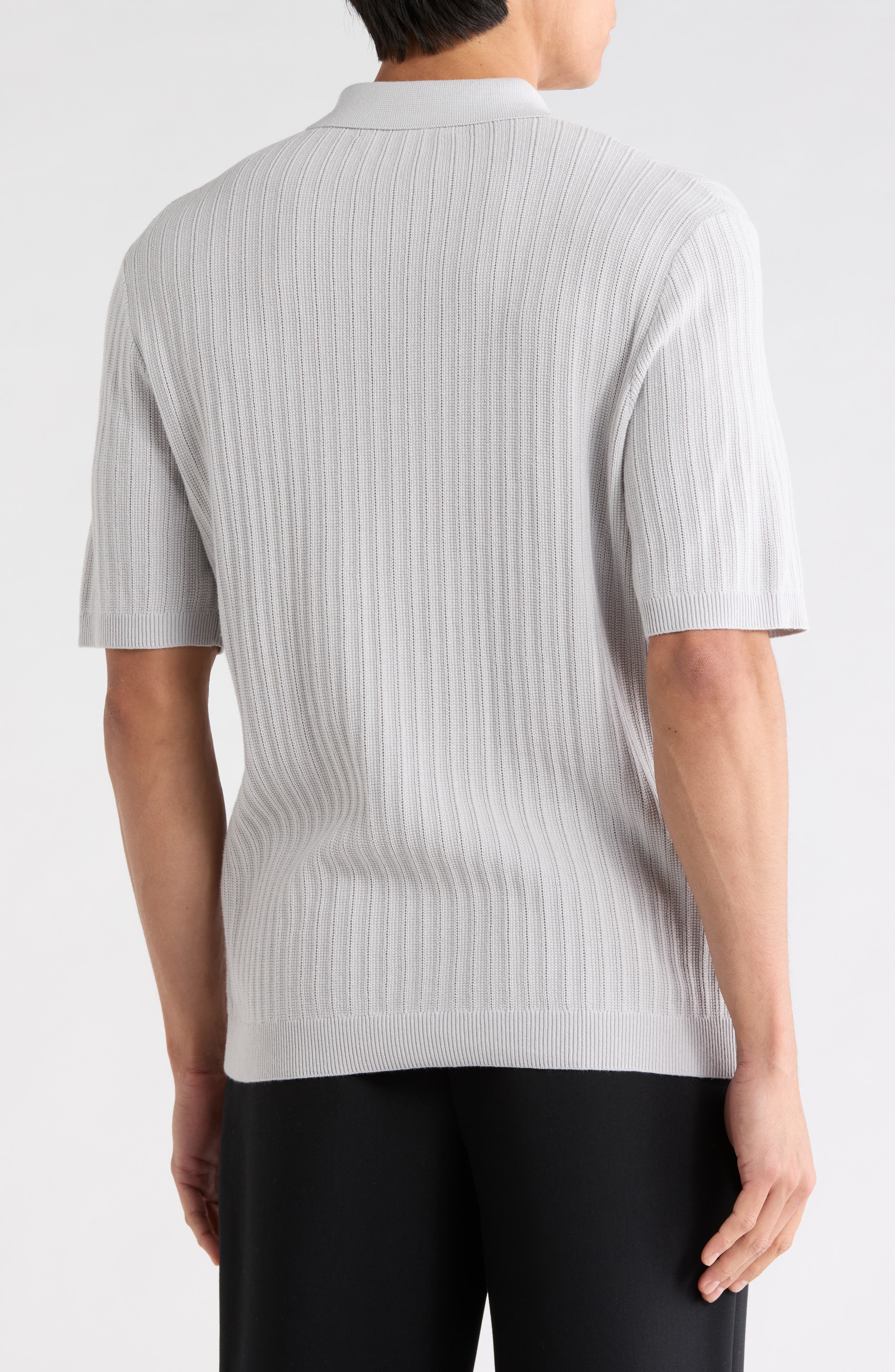 Lewis Quarter Zip Polo Shirt - image 2