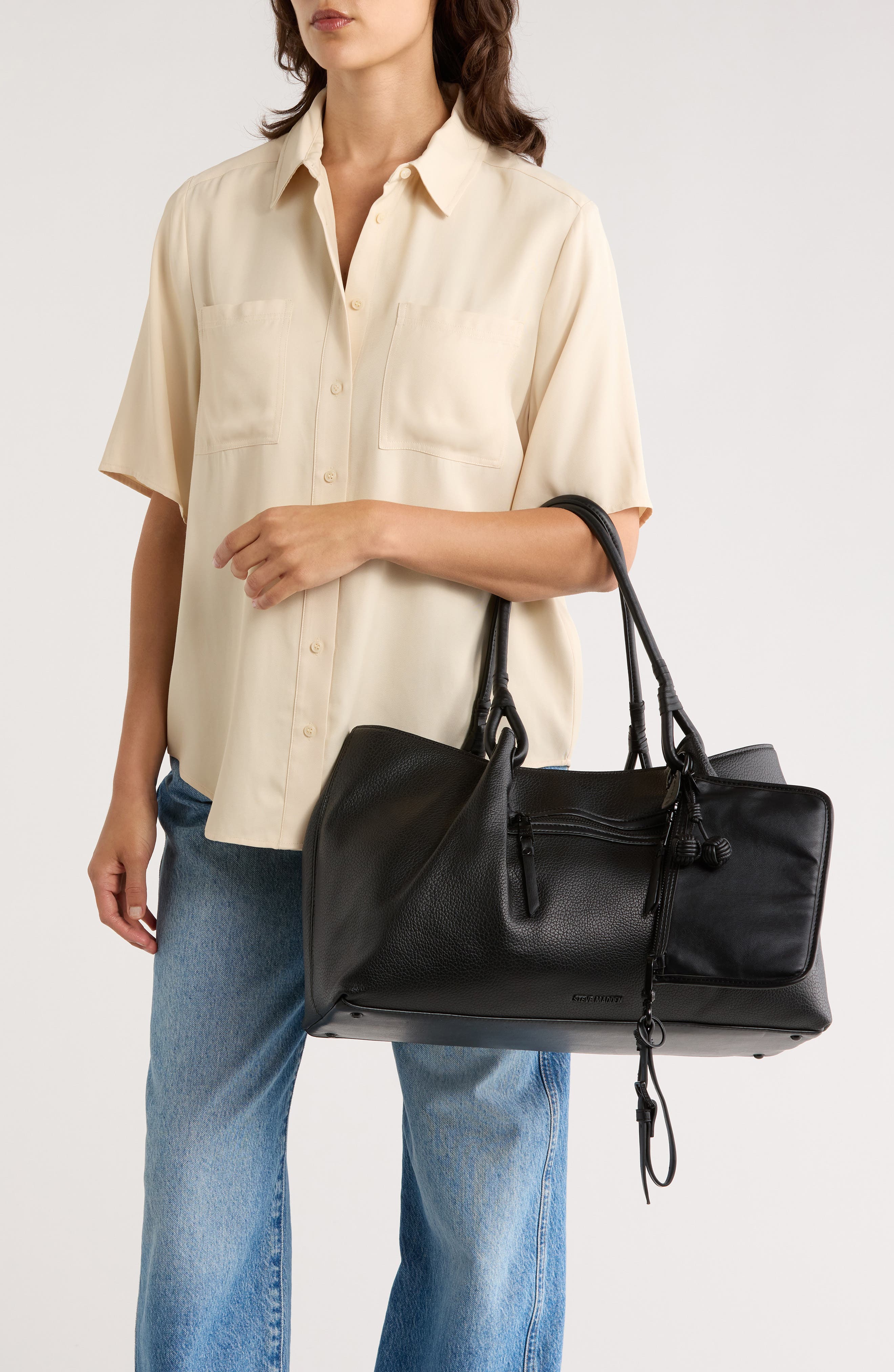 Steve Madden Dougie Tote Bag, Alternate, color, 