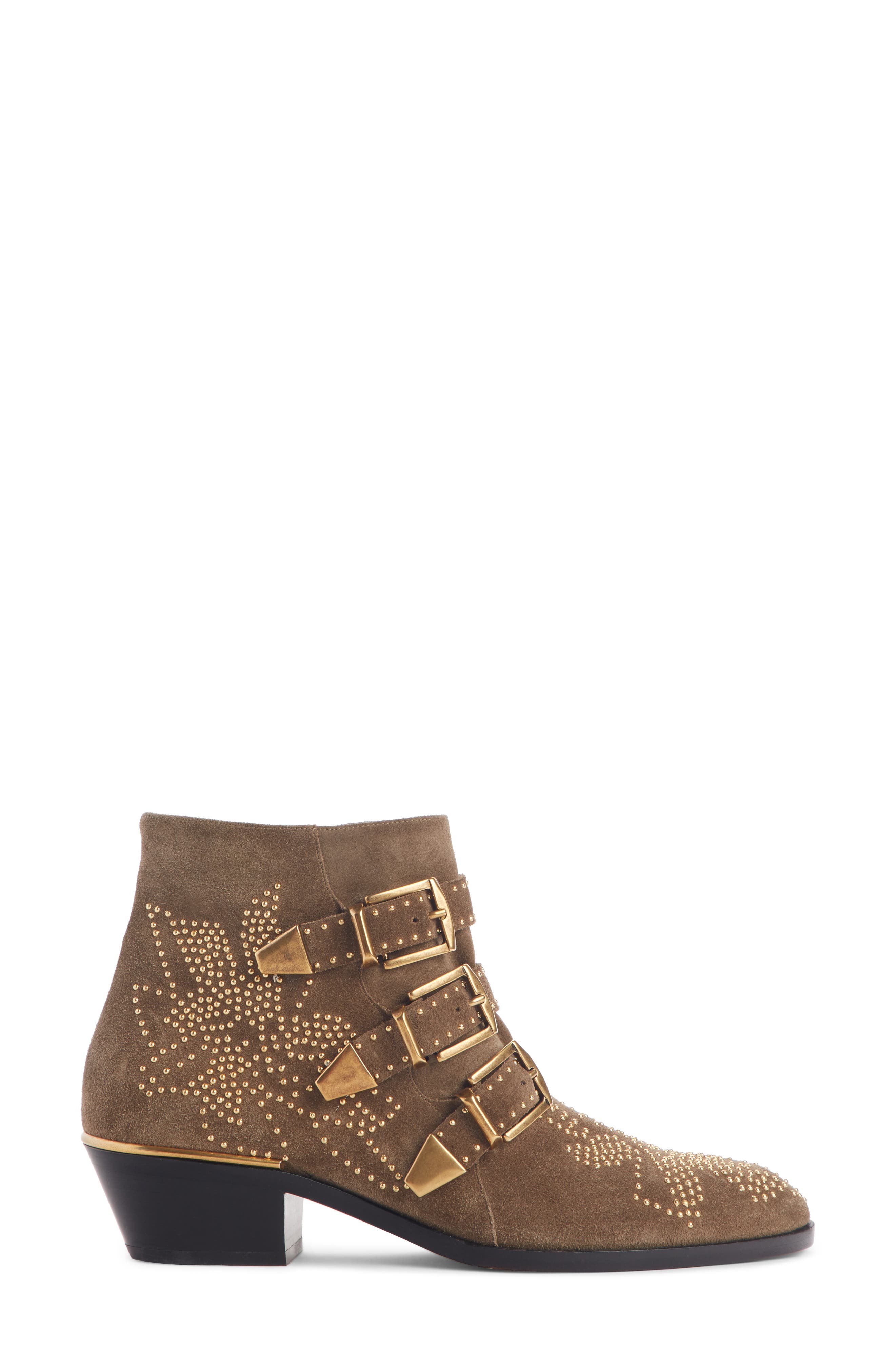 Chloé Susanna Stud Buckle Bootie, Alternate, color, 