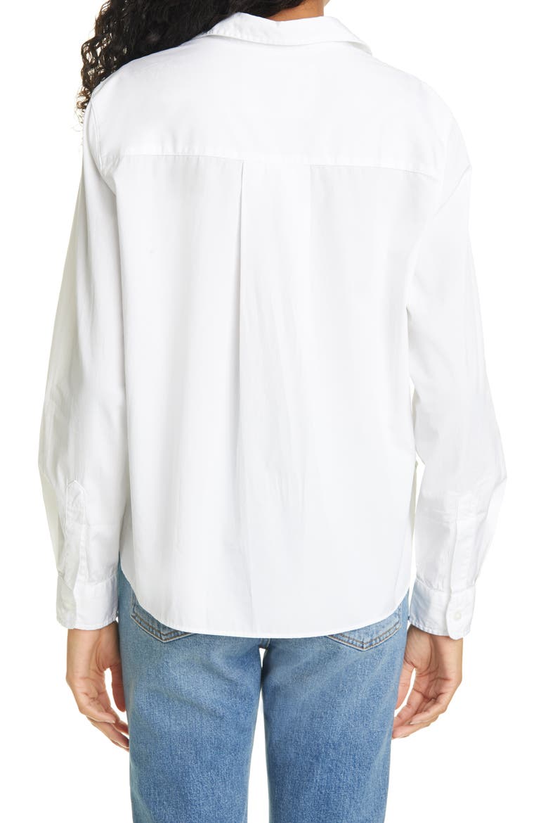 Silvio Untuckable Button-Up Shirt, Alternate, color, WHITE