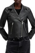 AllSaints Dalby Desserto Faux Leather Biker Jacket