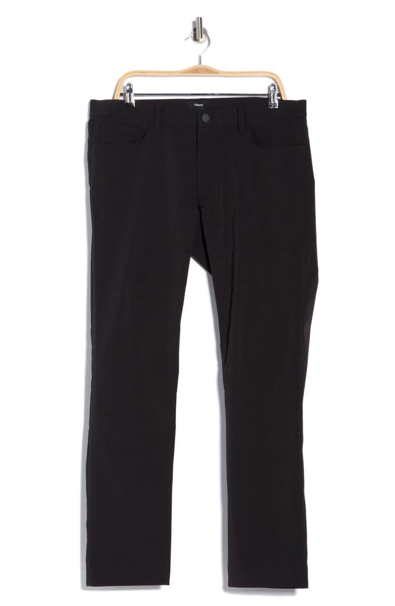 Theory Raffi Ascend T Five-Pocket Pants, Main, color, Black