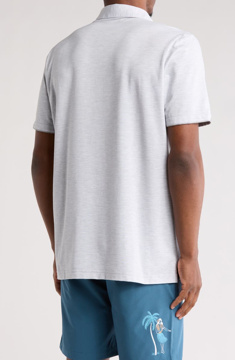 TravisMathew Late At Night Stretch Knit Polo, Alternate, color, 