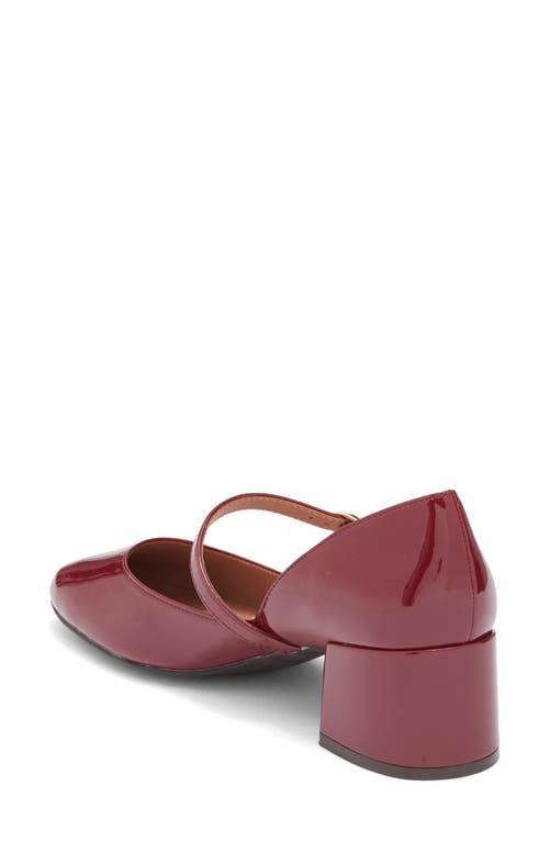 Linea Paolo Maven Mary Jane Pump In Burgundy