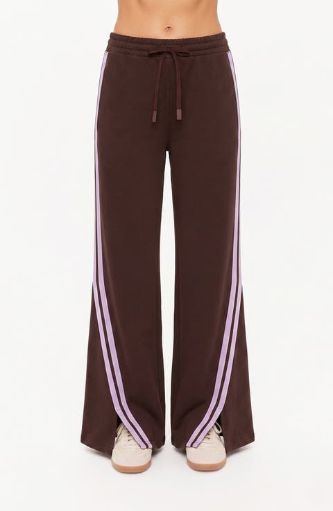 Roma Wide Leg Stripe Pants
