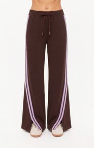 The Upside Roma Wide Leg Stripe Pants