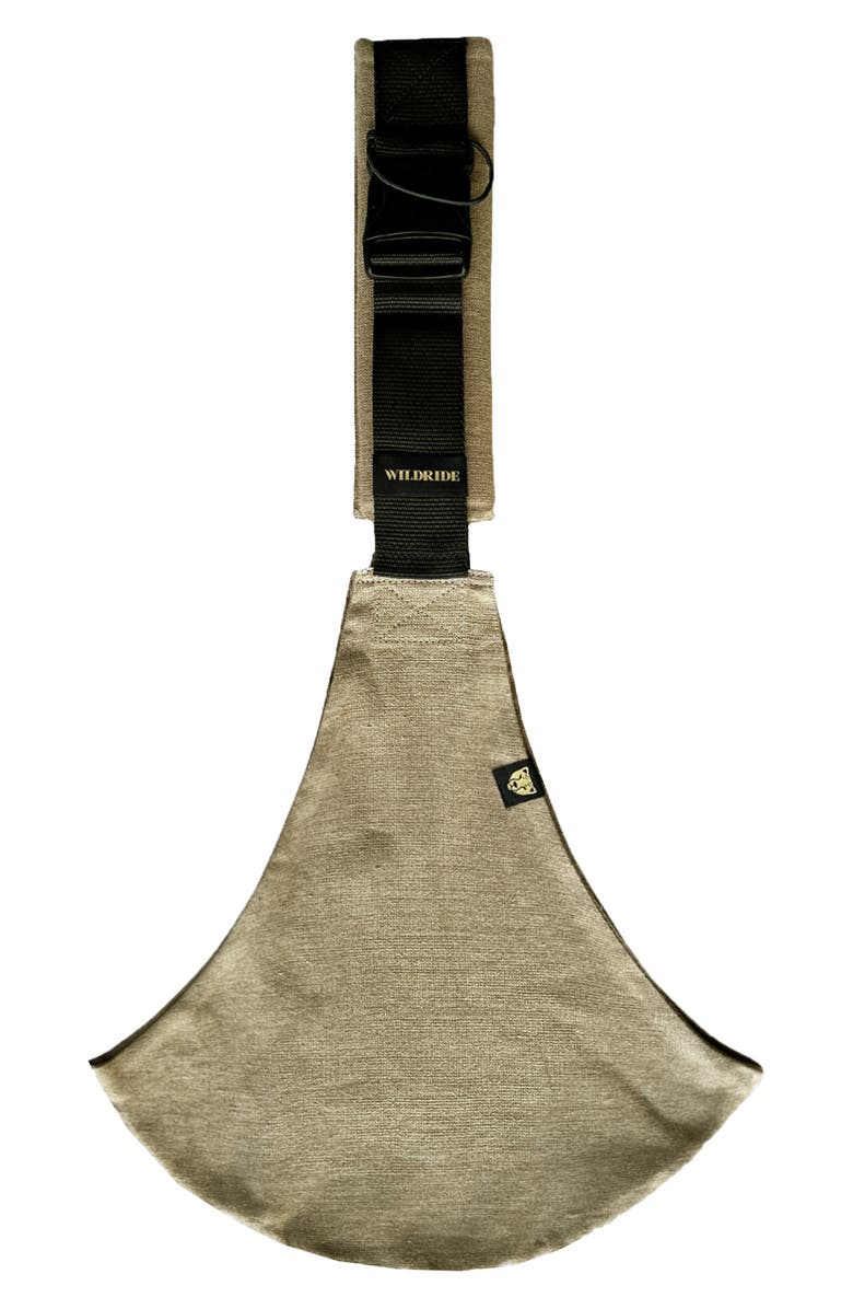 WILDRIDE Cotton & Linen Toddler Carrier, Main, color, Camel