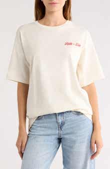 JJXX Katinka Loose Cotton Graphic T-Shirt