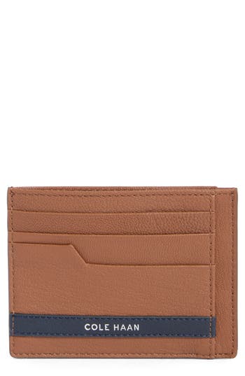 Cole Haan Veronique Leather Card Case In Multi