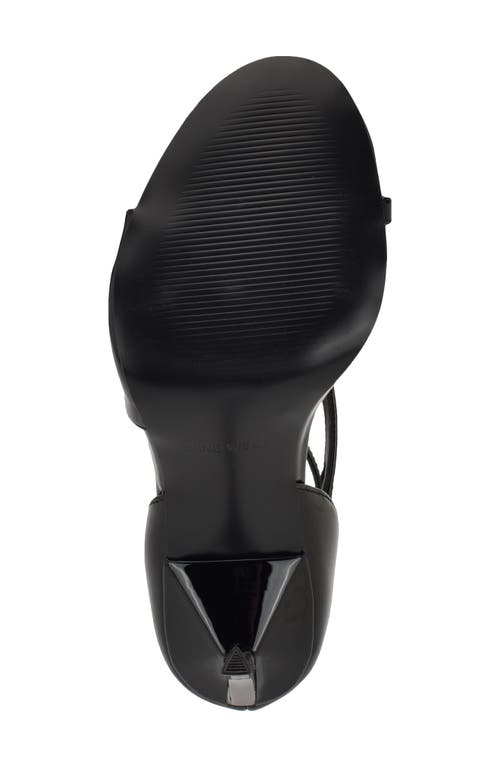 Shop Nine West Shimmy Ankle Strap Sandal In Black 001