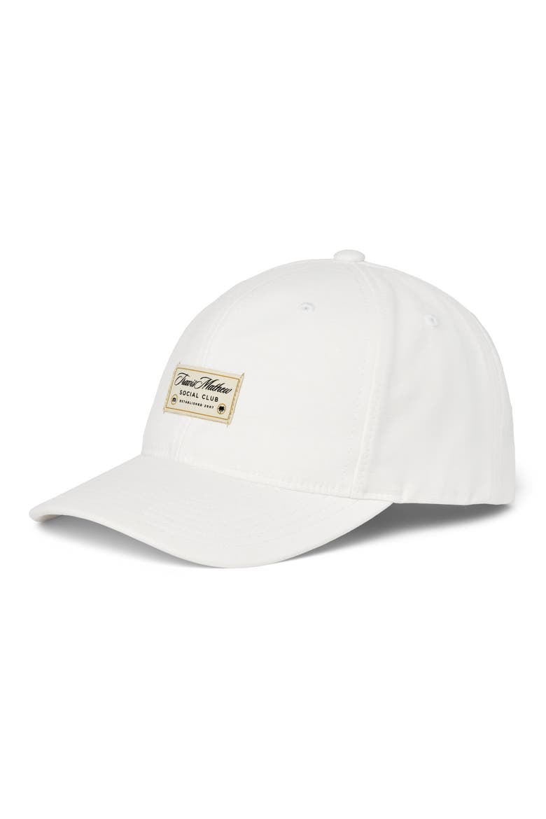 Social Club Snapback Baseball Cap, Main, color, WHITE