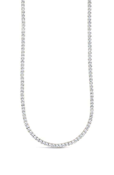 Cubic Zirconia Tennis Necklace