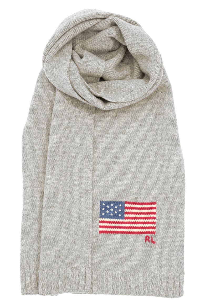 Wool Blend Scarf, Main, color, ANDOVER HTHR