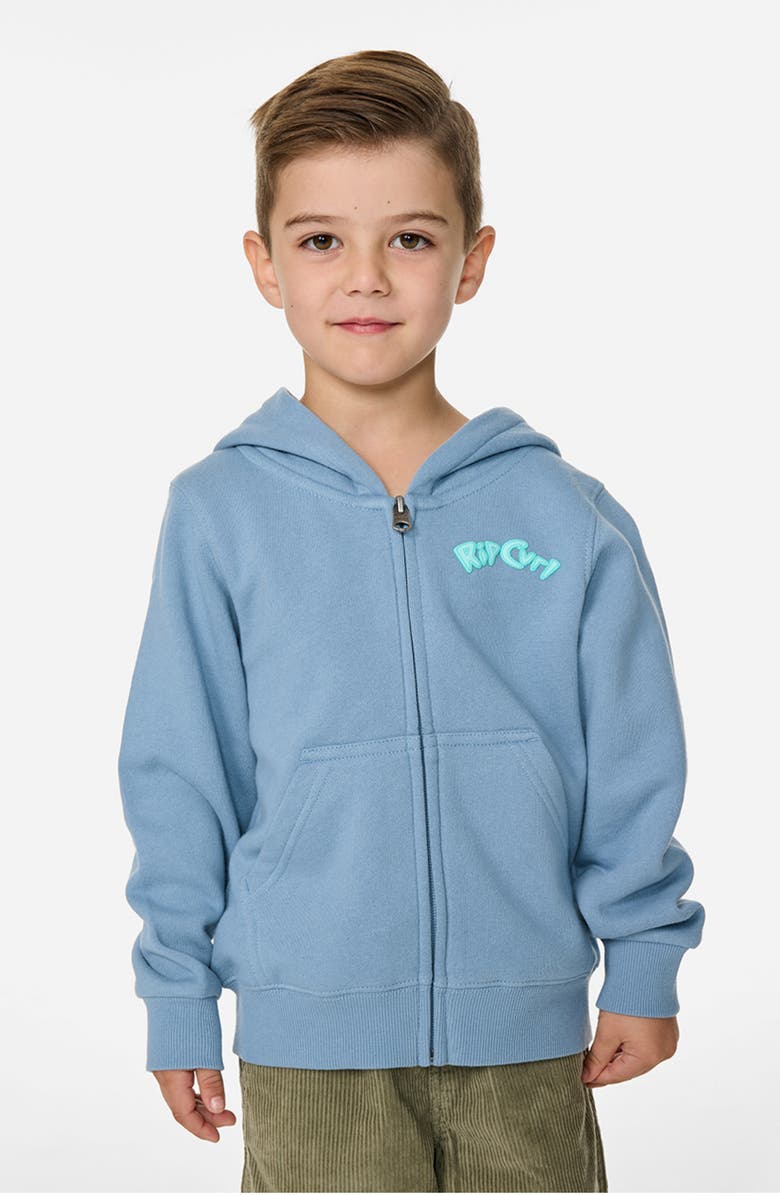 Rip Curl Kids' Ride the Wave Zip Hoodie, Main, color, Faded Denim