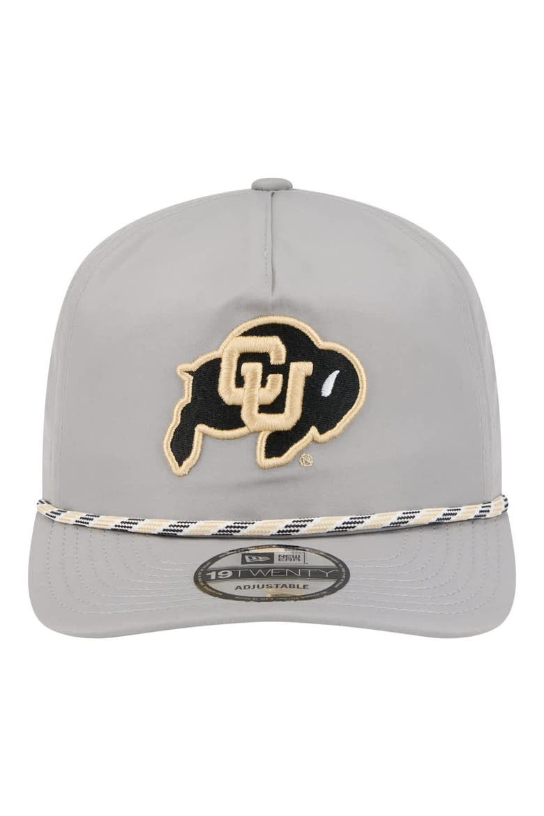 Men's New Era Gray Colorado Buffaloes 19TWENTY Adjustable Hat, Alternate, color, Gray