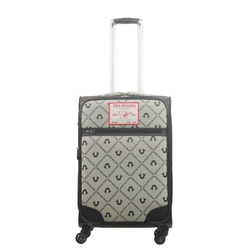 TRUE RELIGION TRUE RELIGION SOFT SIDED 27" EXPANDABLE, SPINNER LUGGAGE BUDDAH PATCH
