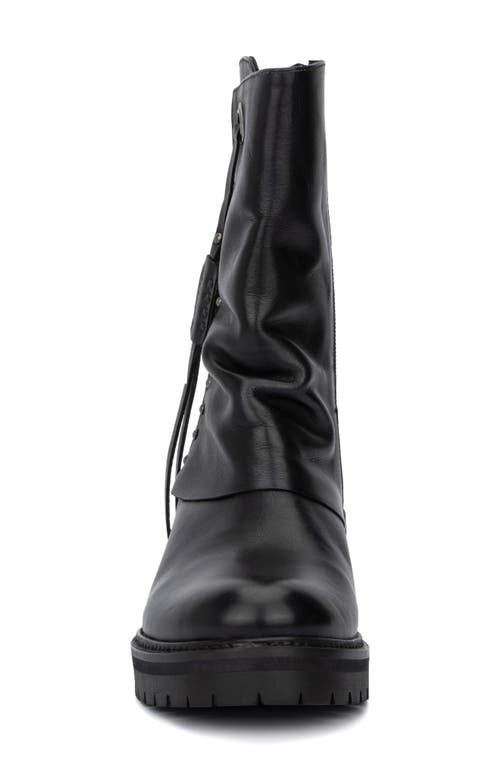 Vintage Foundry Madeline Block Heel Boot In Black