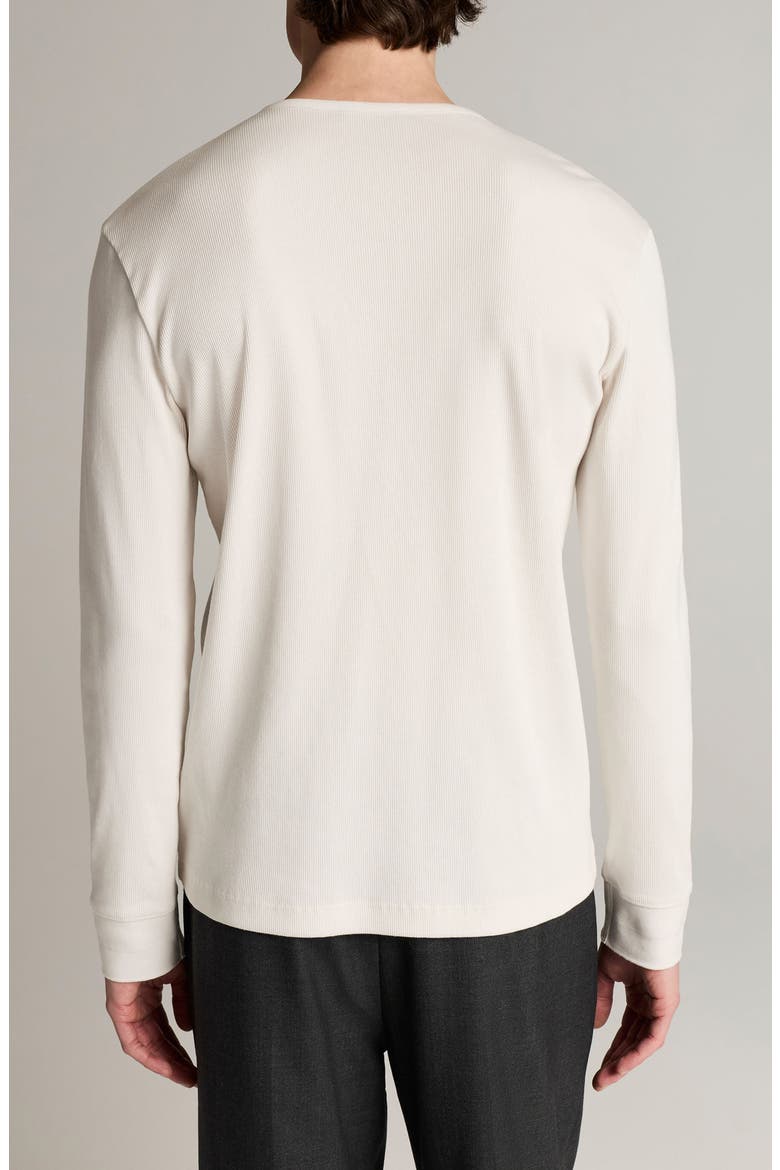 Ribbed Long Sleeve Henley, Alternate, color, OFF WHITE