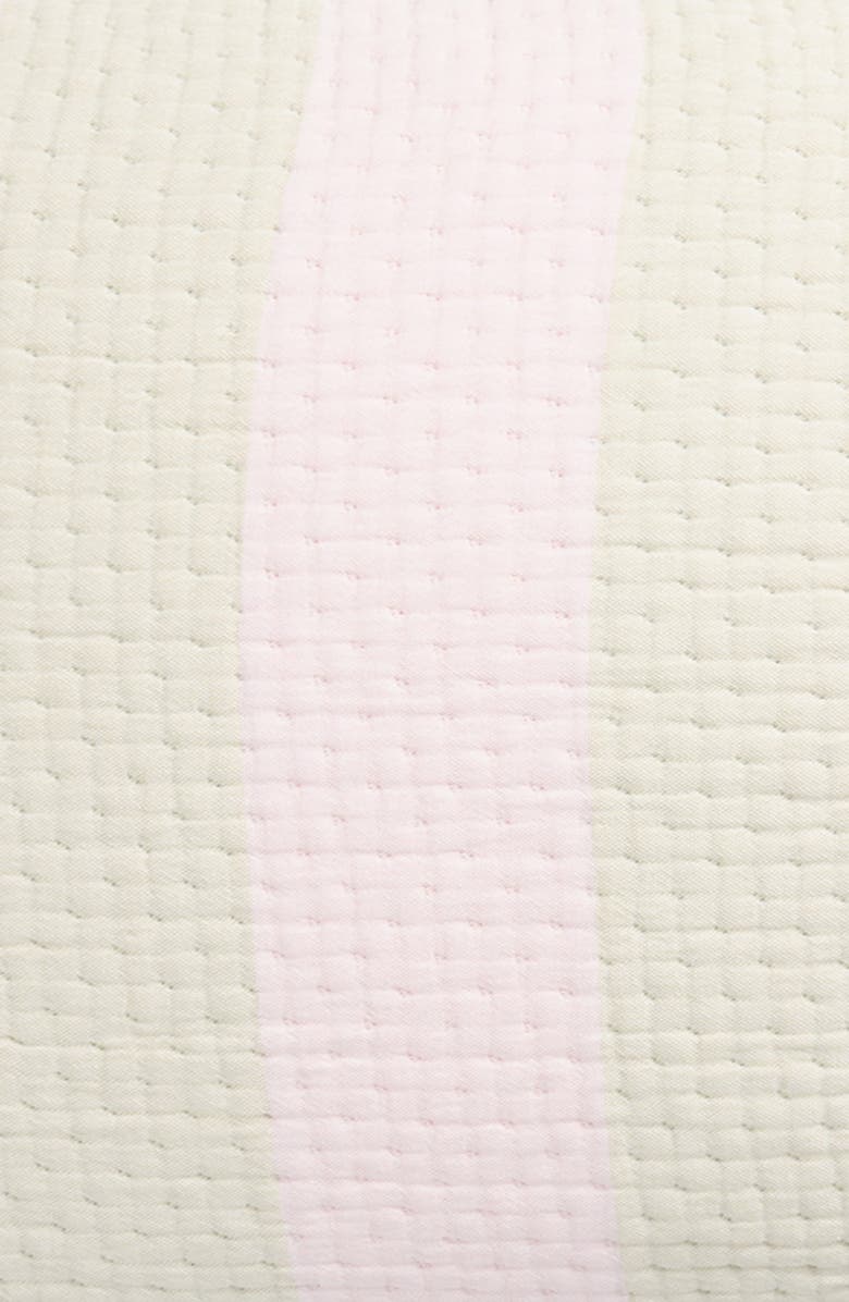 Dusen Dusen Set of 2 Warm Stripe Cotton Matelassé Shams, Alternate, color, 