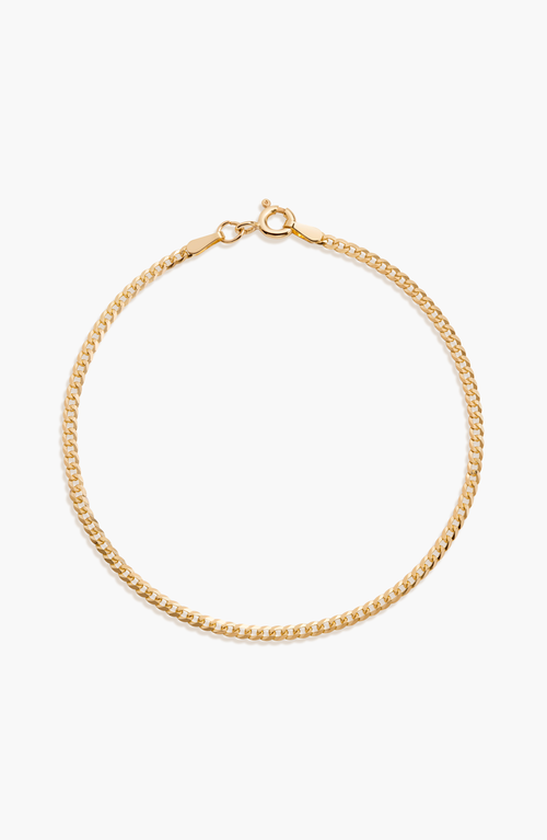 Aurate Cuban Chain Bracelet in Yellow at Nordstrom, Size 6.5