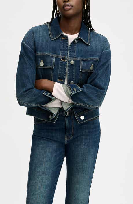 Cinch Waist Denim Jacket