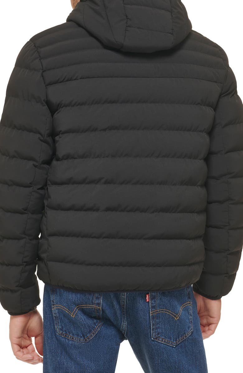Levi's Stretch Hooded Puffer Jacket, Alternate, color, 