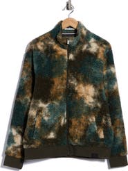 Scotch & Soda Camo Full Zip Fleece Hoodie