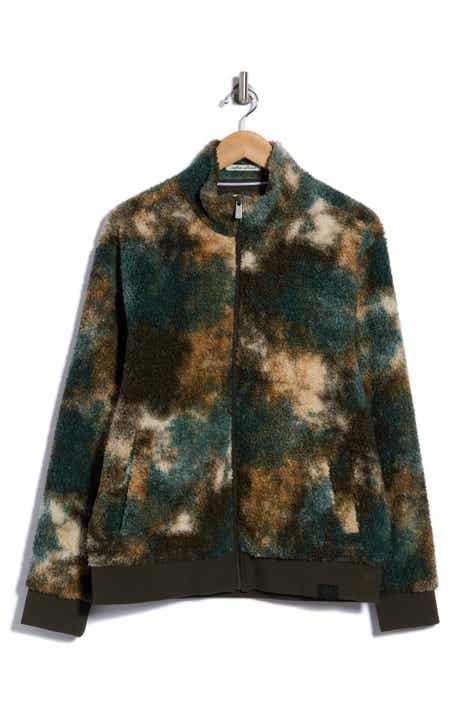 Camo Full Zip Fleece Hoodie