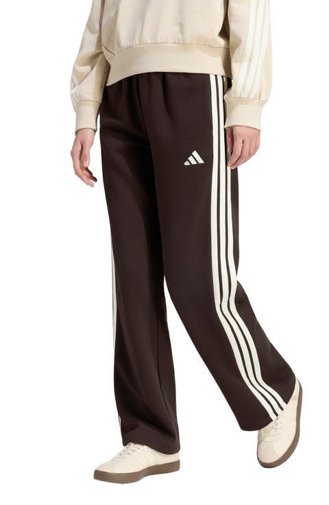 Essentials 3-Stripes Open Hem Fleece Pants
