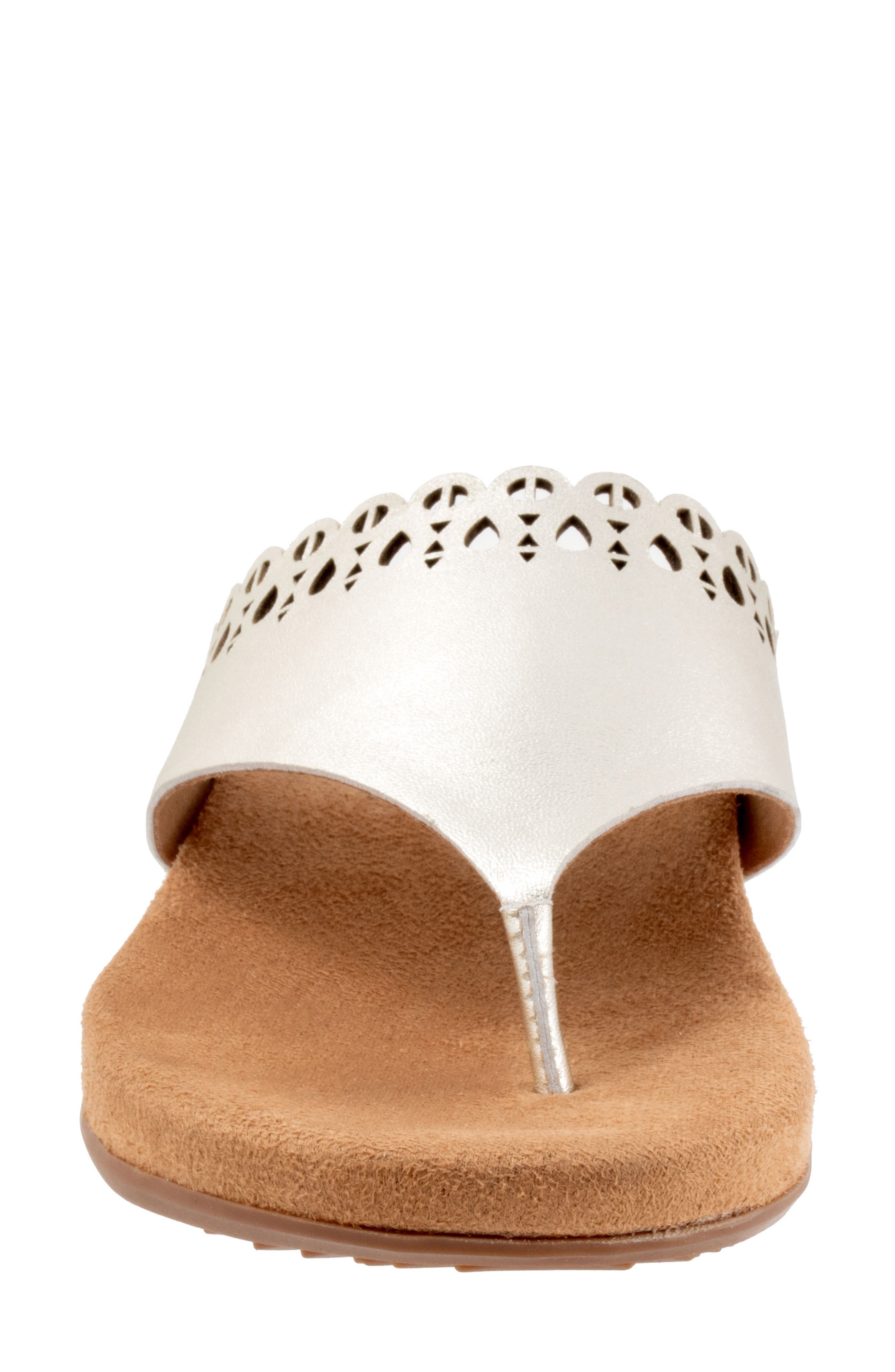 SoftWalk<sup>®</sup> Bethany Flip Flop, Alternate, color, Champagne