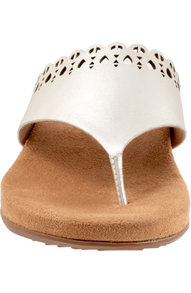 SoftWalk<sup>®</sup> Bethany Flip Flop, Alternate, color, Champagne