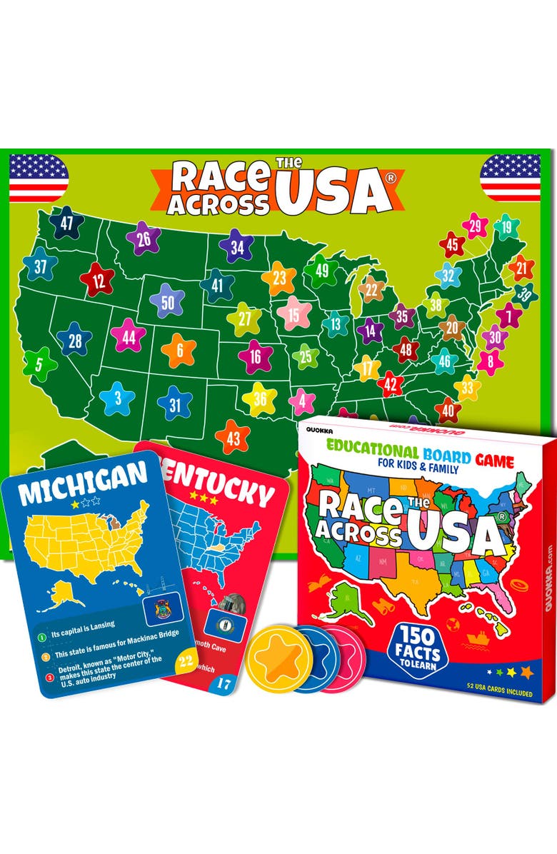 Quokka Educational Board Games for Kids and Families, Main, color, Usa