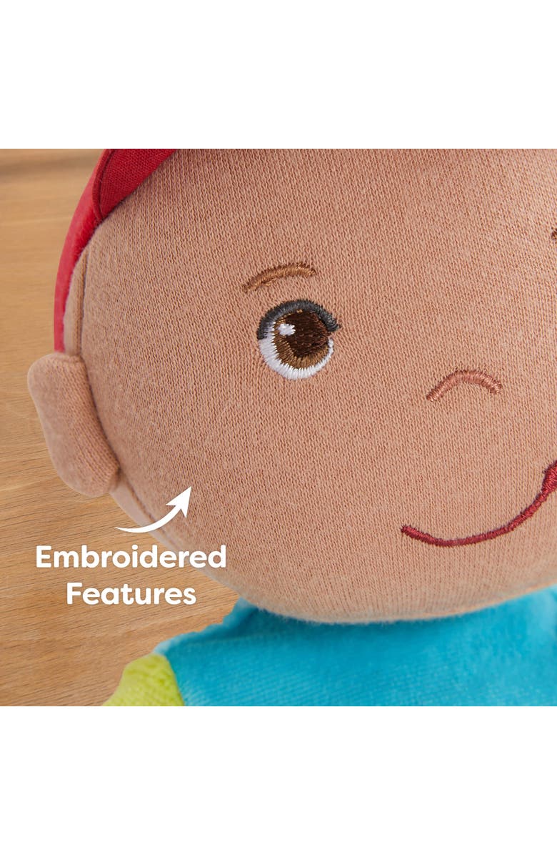 HABA Snug Up Gabriel - 10" Machine Washable Soft Doll, Alternate, color, Multi