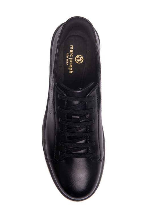 Marc Joseph New York River St Hands-free Slip On Technology Leather Fashion Sneakers In Black