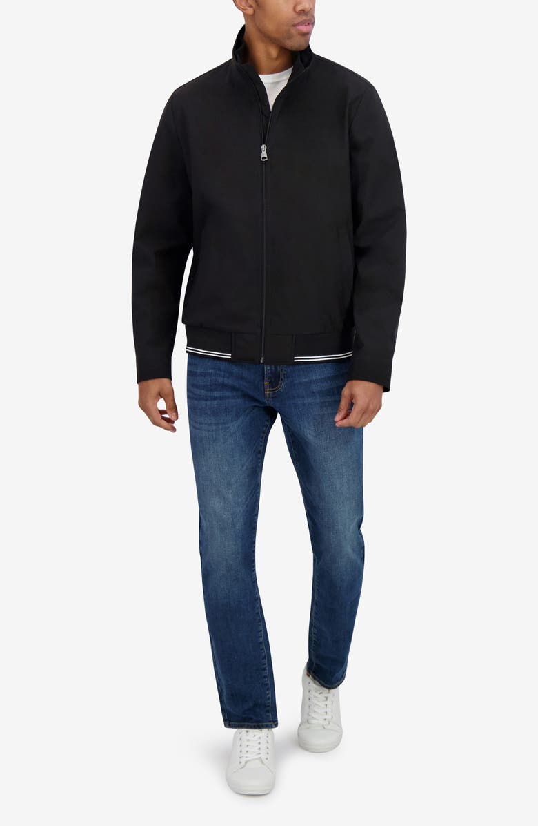 Nautica Bomber Jacket, Alternate, color, Black