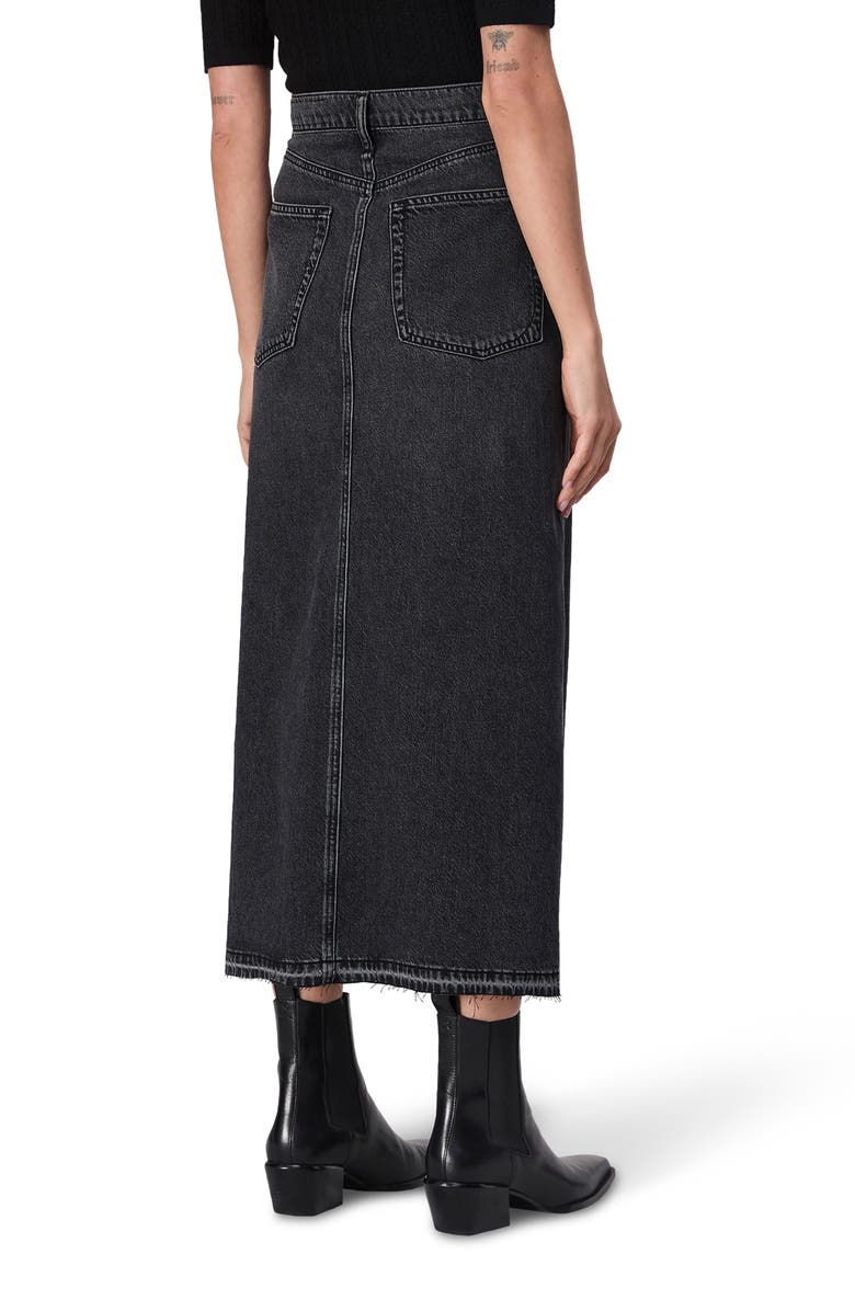 rag & bone Clara Denim Midi Skirt, Alternate, color, Anglique