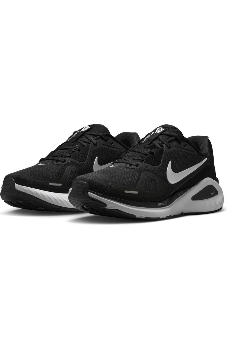 Nike Structure 26 Running Shoe, Main, color, 003 Black/White