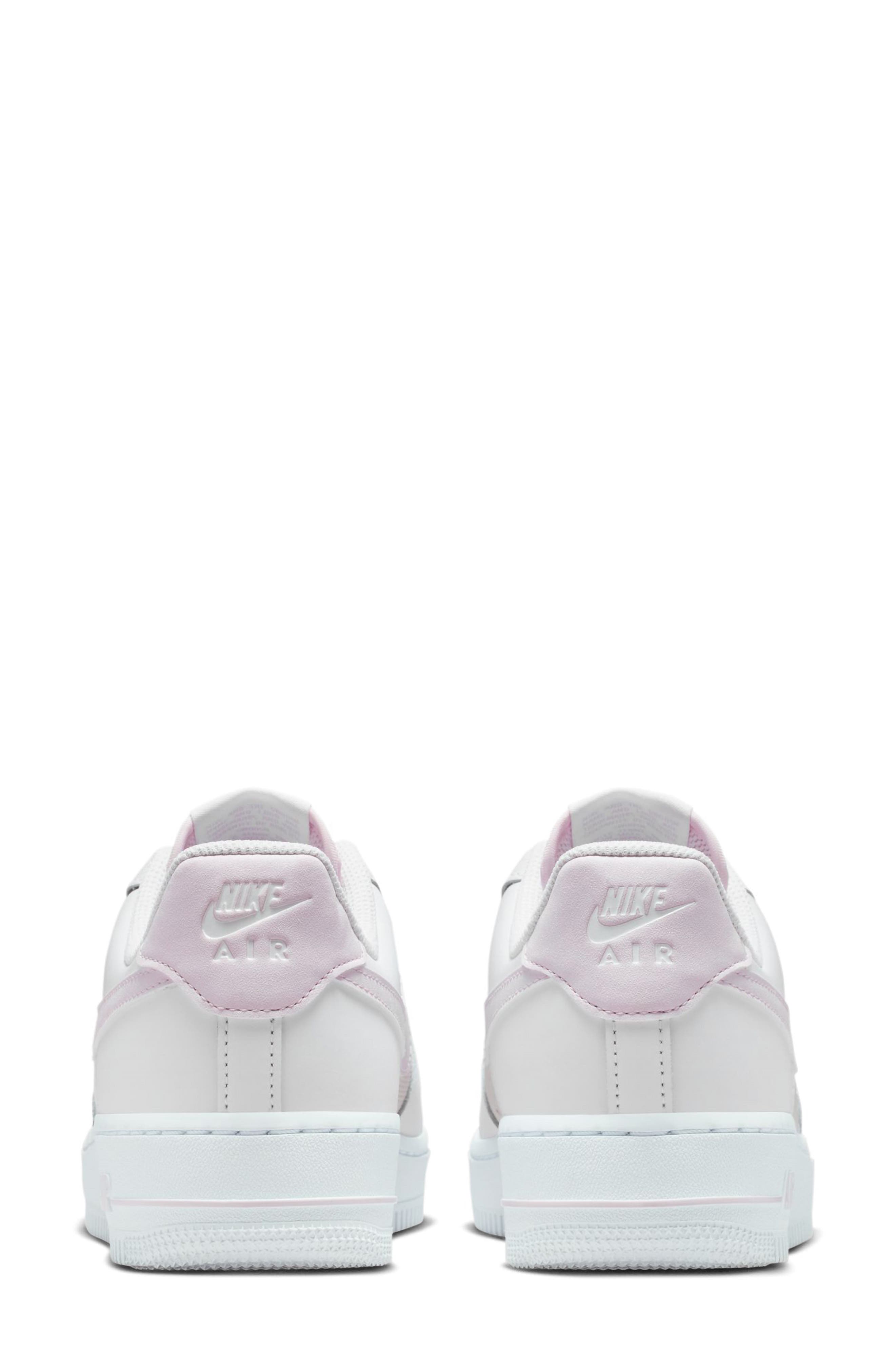 Air Force 1 '07 SE Basketball Sneaker, Alternate, color, WHITE/ LILAC-SILVER