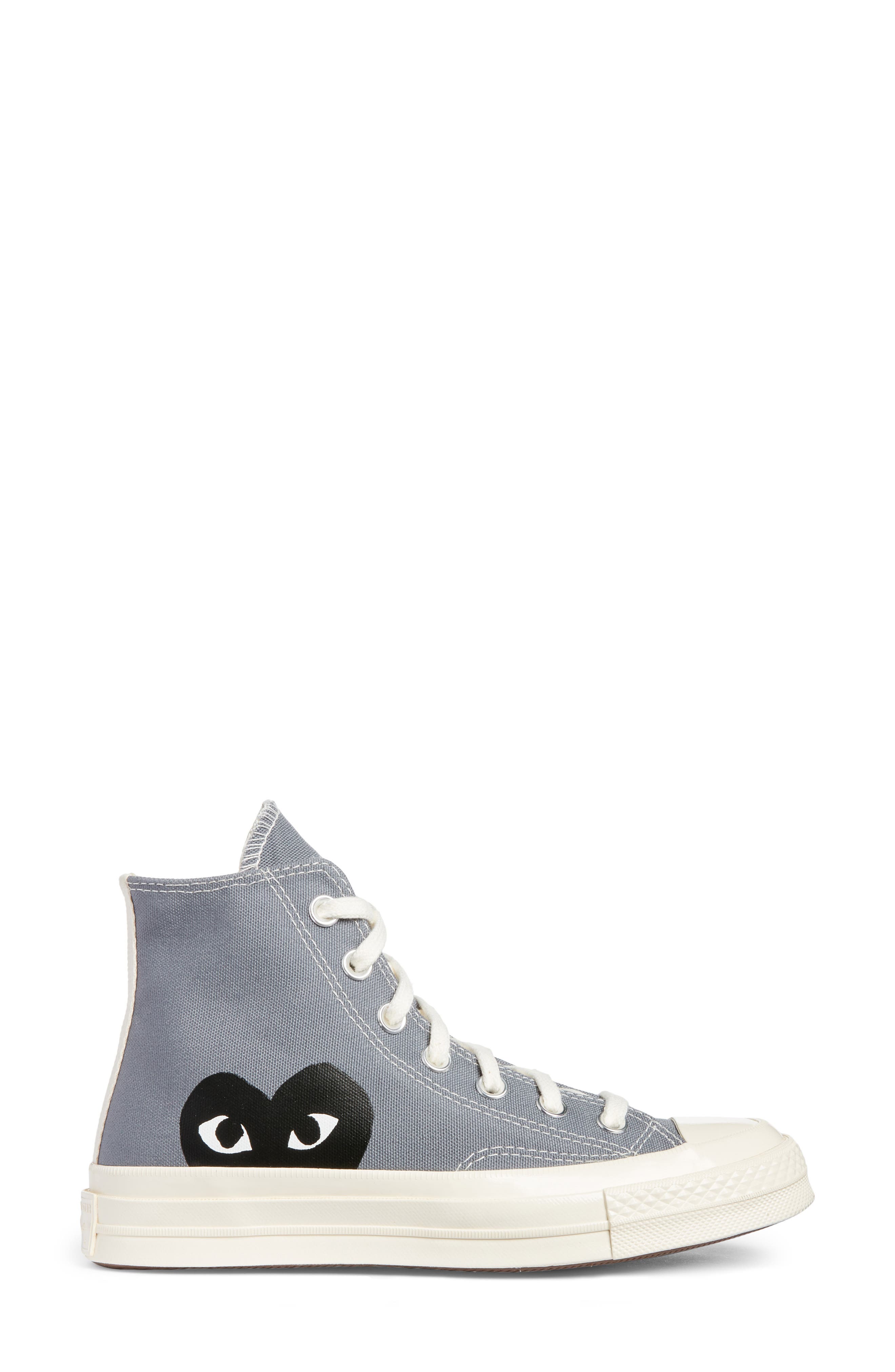 x Converse Chuck Taylor® Hidden Heart High Top Sneaker, Alternate, color, GREY