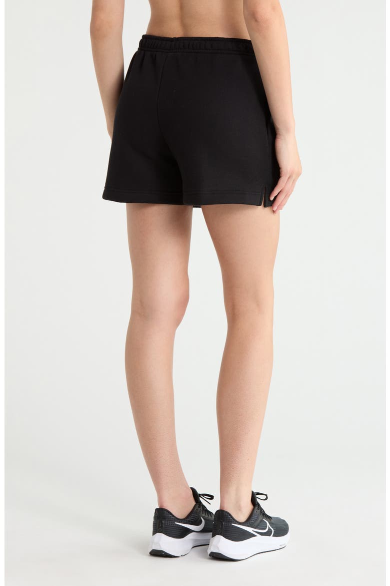 Sportswear Mid Rise Fleece Shorts, Alternate, color, 010 BLACK/SAIL
