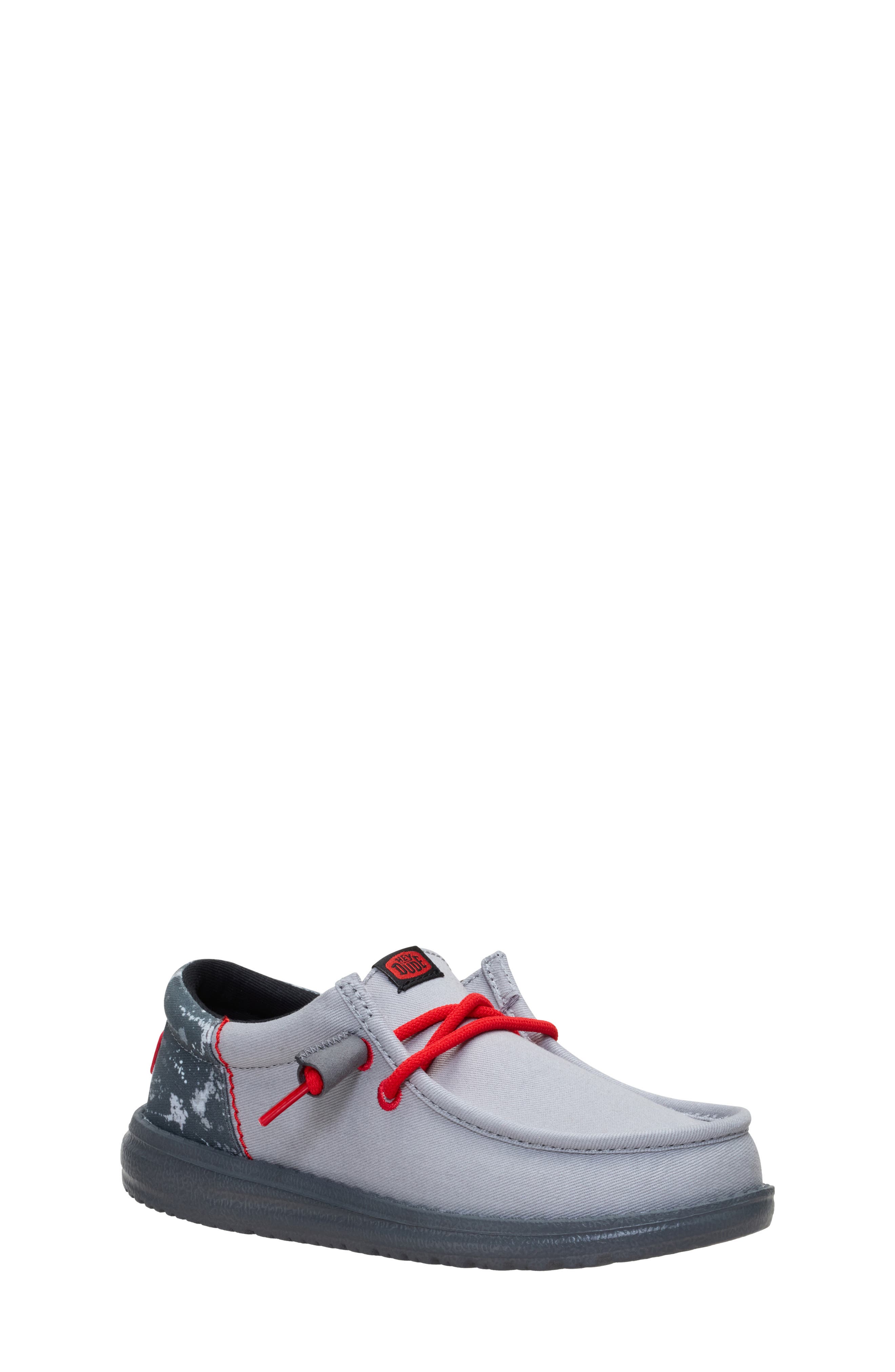 GREY/RED