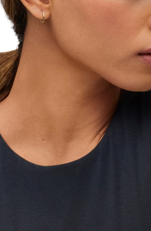 Frankie & Zoe Endless Huggie Hoop Earrings In Gold